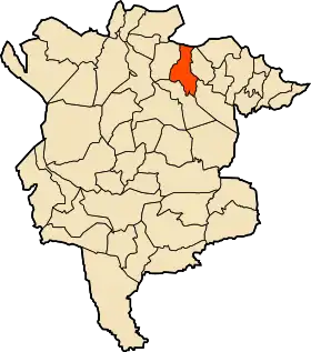 Localisation de M'Sila