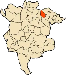 Localisation de M'Tarfa