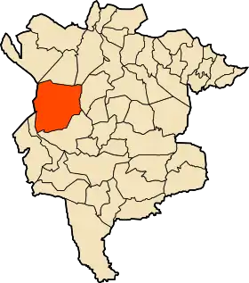Localisation de Sidi Ameur