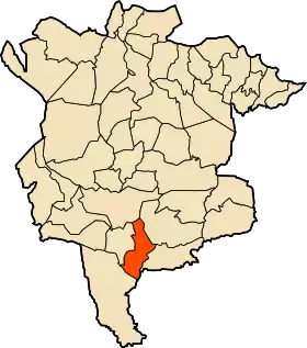 Localisation de Sidi M'Hamed
