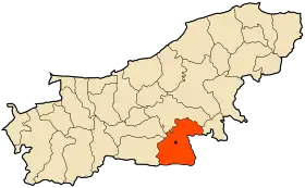 Localisation de Chabet el Ameur Iɣil Azeggaɣ / ⵉⵖⵉⵍ ⴰⵣⴳⴳⴰⵖ(ber)