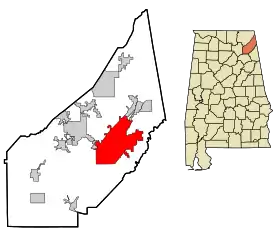 Localisation de Fort Payne