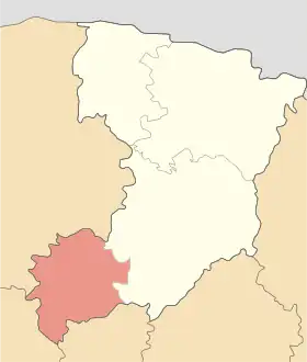 Localisation de Raïon de Doubno
