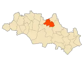 Localisation de Aïn Babouche
