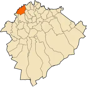 Localisation de Rahouia