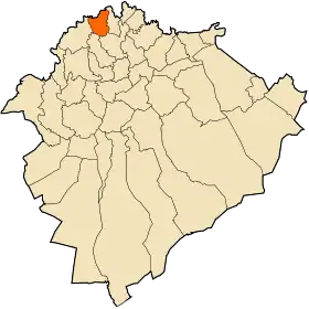 Localisation de Sidi Ali Mellal