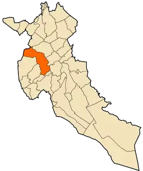Localisation de Zaafrane