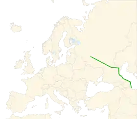 Itinéraire de la route européenne 119