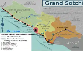 Localisation de Raïon de Khosta