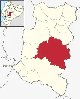 Localisation de Canton de Guamote