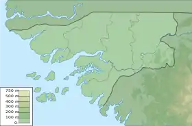 Localisation de Chéché (en) en Guinée portugaise