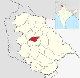 Localisation de District de Shopianضلع شوپیاں
