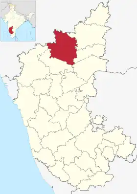 Localisation de district de Bijapur
