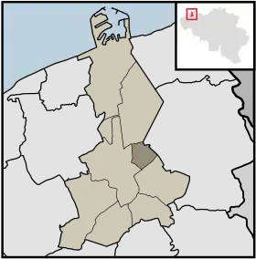 Localisation de Koolkerke