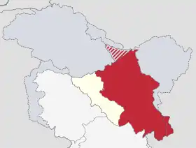 Localisation de District de Leh