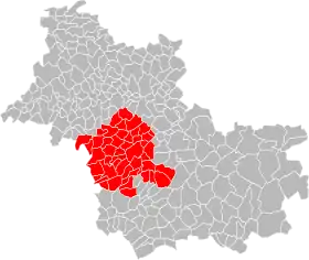 Localisation de Communauté d'agglomération de Blois « Agglopolys »