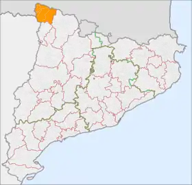 Localisation de Val d'Aran