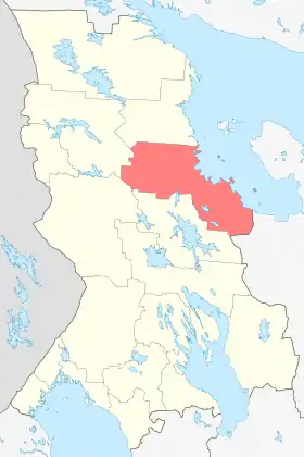 Localisation de Raïon de Belomorsk