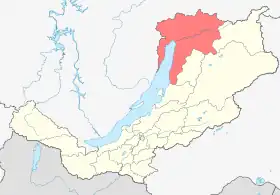 Localisation de Raïon du Nord-Baïkal