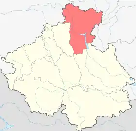 Localisation de Raïon de Tourotchak