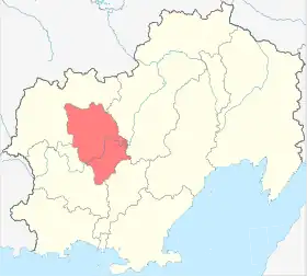 Localisation de Raïon de Iagodnoïe Ягоднинский район