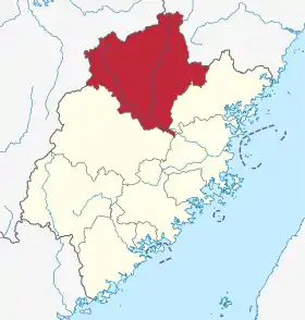 Localisation de Nanping