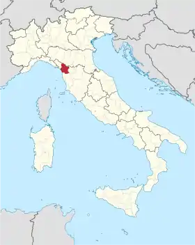 Localisation de Province de Lucques