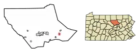 Localisation de Hughesville