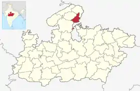 Localisation de District de Datia