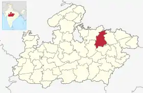 Localisation de District de Panna