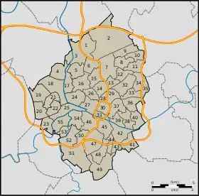 Localisation de Broucheterre