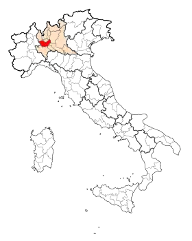 Localisation de Province de Milan