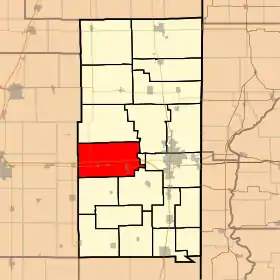Localisation de Oakwood Township