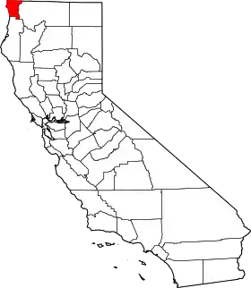 Localisation de Comté de Del Norte(Del Norte County)