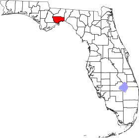 Localisation de Comté de Wakulla(Wakulla County)