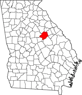 Localisation de Comté de Hancock(Hancock County)