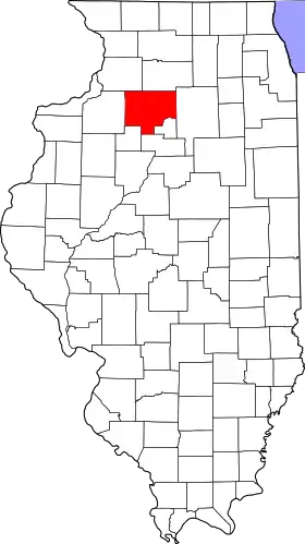 Localisation de Comté de Bureau(Bureau County)