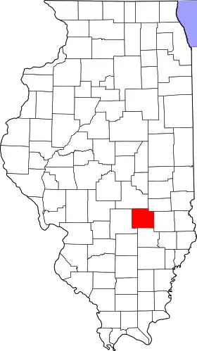 Localisation de Comté d'Effingham(Effingham County)