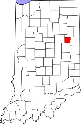 Localisation de Comté de Blackford(Blackford County)