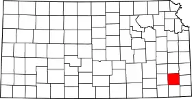 Localisation de Comté de Neosho(Neosho County)