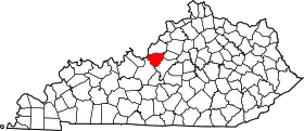 Localisation de Comté de BullittBullitt County