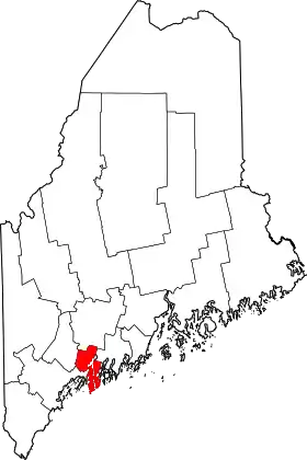 Localisation de Comté de Sagadahoc(Sagadahoc County)