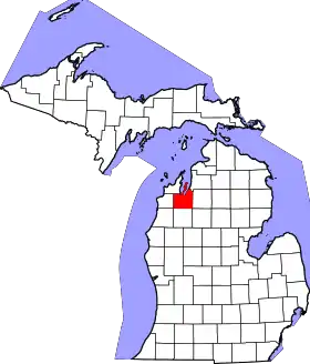 Localisation de Comté de Grand Traverse(Grand Traverse County)