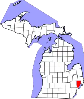 Localisation de Comté de Macomb