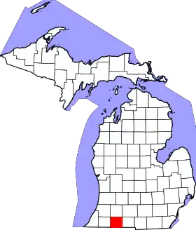Localisation de Comté de Saint-Joseph(Saint Joseph County)