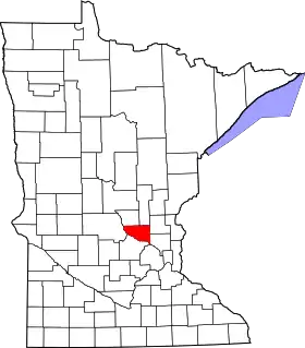 Localisation de Comté de Sherburne(Sherburne County)