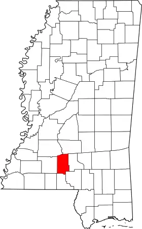 Localisation de Comté de Lawrence(Lawrence County)