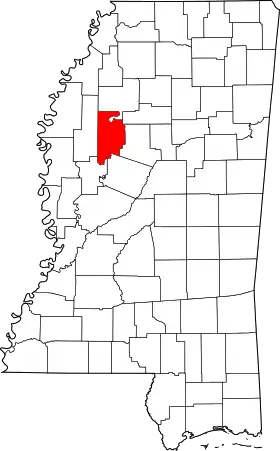 Localisation de Comté de Leflore(Leflore County)