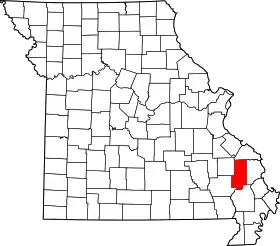 Localisation de Bollinger County(Bollinger County)