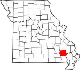 Localisation de Comté de Wayne(Wayne County)